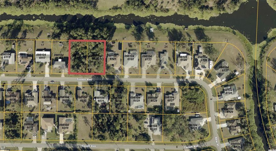 Discover the potential of this spacious DOUBLE LOT - with  CITY WATER parcel, offering stunning CANAL VIEWS and a blank canvas for your
dream home. Nestled in a peaceful neighborhood, it provides a serene setting while remaining conveniently close to
parks, schools, shopping, and Florida’s crystal-clear beaches. Located in the rapidly growing city of North Port, this lot is
a fantastic opportunity to build the home you’ve envisioned.  Over half of an acre of oversized homesite with even more space for your dream home, pool, or added privacy. Survey available—don’t miss out!
