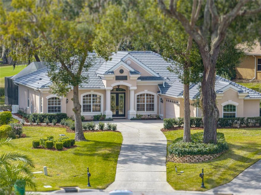 Dreaming of a move-in ready home that has it all? This stunning Lake Jovita pool home delivers!
Set on over half an acre at the end of a quiet cul-de-sac, this completely renovated 4 bedroom +
office, 3.5 bath, 3 car garage retreat combines modern design, extensive upgrades, and peaceful

golf course views. Every detail was redone with purpose, creating an allergy-free, bacteria-
resistant environment and a warm, contemporary style throughout. Major updates include a new

tile roof, new AC and ductwork with UV filter, new kitchen and bathrooms, Zero VOC interior
paint, a whole-house generator, resurfaced saltwater pool, and new paver pool deck. Inside, the
open-concept layout showcases new waterproof laminate flooring, abundant natural light, and
stunning pool views. The brand-new chef’s kitchen offers Dekton countertops, stainless steel
appliances, navy blue allergy-resistant cabinetry, a central island, and breakfast bar seating,
perfect for entertaining. The triple split floor plan includes two guest rooms with a shared full
bath, a private guest nook with another renovated bath, and a luxurious primary suite with two
walk-in closets, pool access, and a spa-like ensuite featuring body sprayers, a soaking tub, and
dual sinks. Additional highlights include a half bath with pool access, interior laundry with
washer and dryer, a 3-car garage with new epoxy flooring, and a whole-house water filtration
system. Outdoors, enjoy your own private oasis with a sparkling pool, lush landscaping, and
direct golf course access. Lake Jovita offers a 24-hour manned gate, playground, park, pickleball
courts, and walking trails, with optional memberships providing access to two championship golf
courses, a Junior Olympic pool, fitness center, clubhouse, and more. Call today to schedule your
private tour!