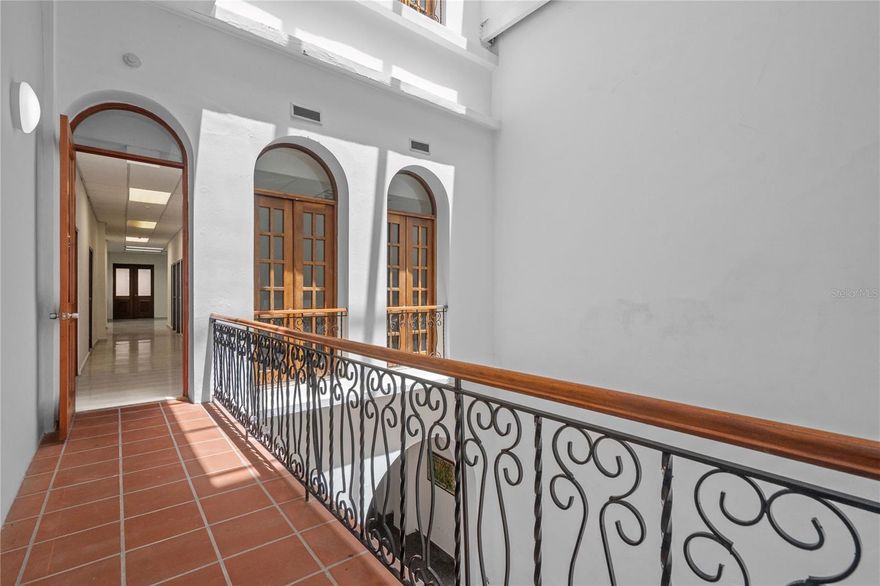 Just steps from Plaza Colón, at the gateway to Old San Juan, this heritage corporate office captures the city’s vibrant spirit. 

Situated on the eastern end of Fortaleza Street—one of Old San Juan’s most dynamic corridors—this full-floor corporate office is strategically well located, with key parking garages less than a block away. 

Occupying the entire second level, a contemporary office suite unfolds with five private offices, a reception area, and an elegant executive room opening to a balcony overlooking Fortaleza Street. 

Blending historic architecture with modern versatility, this is one of Old San Juan’s rarest opportunities—a completely remodeled, fully outfitted office, ideal for professional offices, corporate headquarters, or the creative entrepreneur.