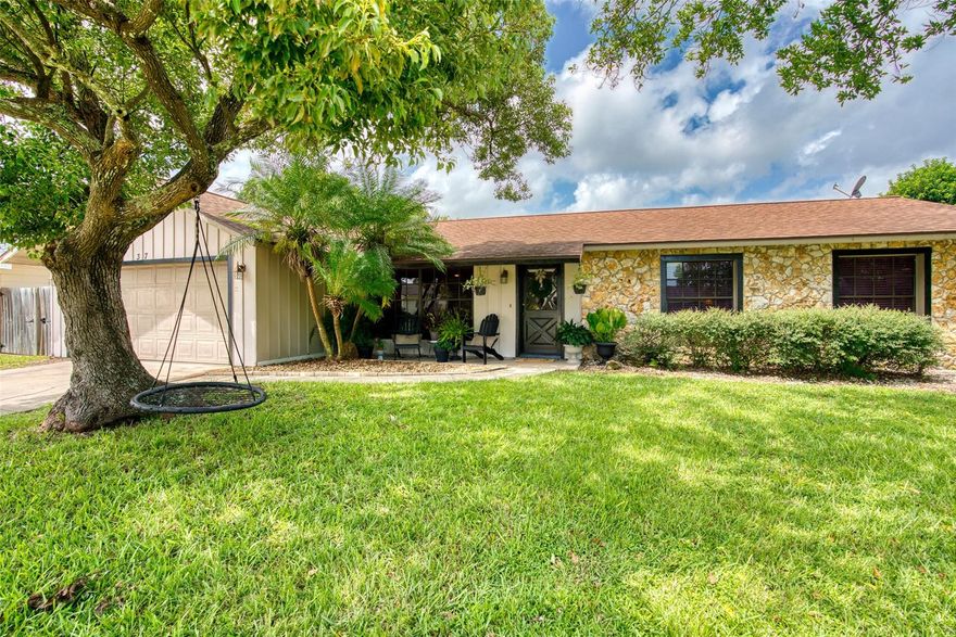 LOOK NO FURTHER THIS IS THE ONE!!!!! This home is GORGEOUS ... From the stunning ceramic tile throughout, to the beautiful farm-inspired kitchen that will stop you in your tracks and lets not forget the immense family room that is encompassed by natural light from the elegant french-style sliding glass doors which leads you to your own pool oasis. The laundry room is what dreams are made of from the hand-crafted barn doors to the butcher block counters and ALL THAT STORAGE ... WOW!!! The charming guest bath will surround you in a country flare that will make you fall in love. Everything about this home is sophisticatedly delightful!! ;Water: City