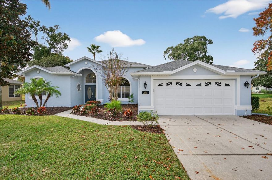 Welcome home to this beautifully updated 3-bedroom, 2-bath residence in the heart of Spring Hill, Florida, located on a spacious 0.30-acre lot in the desirable Pristine Place subdivision. This community offers access to a clubhouse, fitness center, and additional amenities, providing both comfort and convenience.
From the moment you arrive, the fresh exterior paint, new landscaping, and enhanced outdoor lighting create inviting curb appeal. Inside, the home features new premium flooring throughout with a transferable warranty, select new interior paint, and updated light fixtures and ceiling fans, creating a bright and modern living space. The main living area includes a new fireplace insert, adding warmth and character.
The kitchen has been updated with new premium stainless steel KitchenAid appliances. Smart-home features include a Nest smart thermostat and a new smart front door lock. Major systems have already been taken care of, with the roof replaced in 2020 and the AC in 2017, offering peace of mind and leaving nothing for new owners to do.
Outdoor living is highlighted by a large screened-in pool recently resurfaced with Diamond Brite, complete with a brass dolphin fountain and a newer pool heater for year-round enjoyment. The sprinkler system has been recently serviced, and new landscaping has been installed in both the front and back yards.
Additional features include a 220-amp outlet in the garage for electric vehicle charging. 
This move-in-ready home combines thoughtful upgrades, outdoor living, and community amenities. Schedule your showing today.