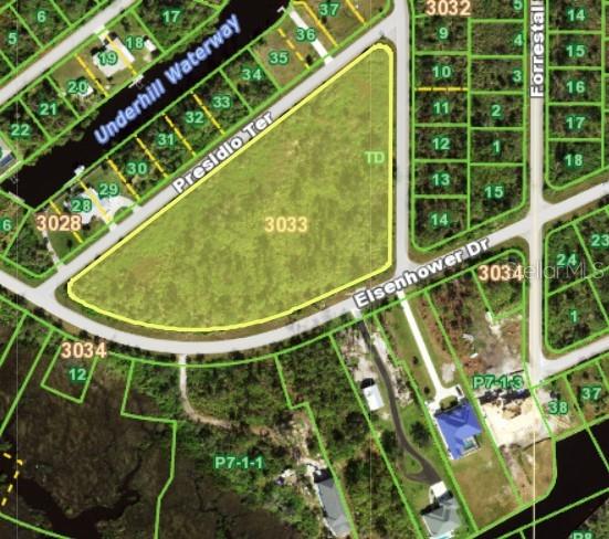 12518 Eisenhower Drive in Port Charlotte, Florida — a rare opportunity to own approximately 5.5 acres of prime land in one of Southwest Florida’s fastest-growing areas. This expansive lot offers a peaceful, private setting while being conveniently located just minutes from the heart of Port Charlotte. With plenty of space to build, develop, or invest, the possibilities here are wide open.
The property is surrounded by beautiful new construction homes, reflecting the area's strong momentum and increasing demand. Its location offers the best of both worlds — tucked away enough to enjoy privacy and nature, yet close to everything you need. Just a short drive away, you’ll find the pristine beaches of the Gulf Coast, including Englewood Beach and the world-renowned shores of Boca Grande. The lot is also within easy reach of shopping centers, restaurants, parks, schools, and medical facilities.
Nature lovers will appreciate being near the Myakka State Forest, while sports enthusiasts will enjoy proximity to Charlotte Sports Park, spring training home of the Tampa Bay Rays. With easy access to major highways like US-41 and I-75, commuting to Sarasota or Fort Myers is a breeze. Whether you’re looking to build a custom estate, start a residential development, or simply invest in land in a flourishing area, this property delivers location, size, and potential.
Port Charlotte continues to attract new residents and investors thanks to its affordability, coastal charm, and strong sense of community. Don’t miss your chance to secure a large piece of land in an area that’s poised for continued growth and transformation.