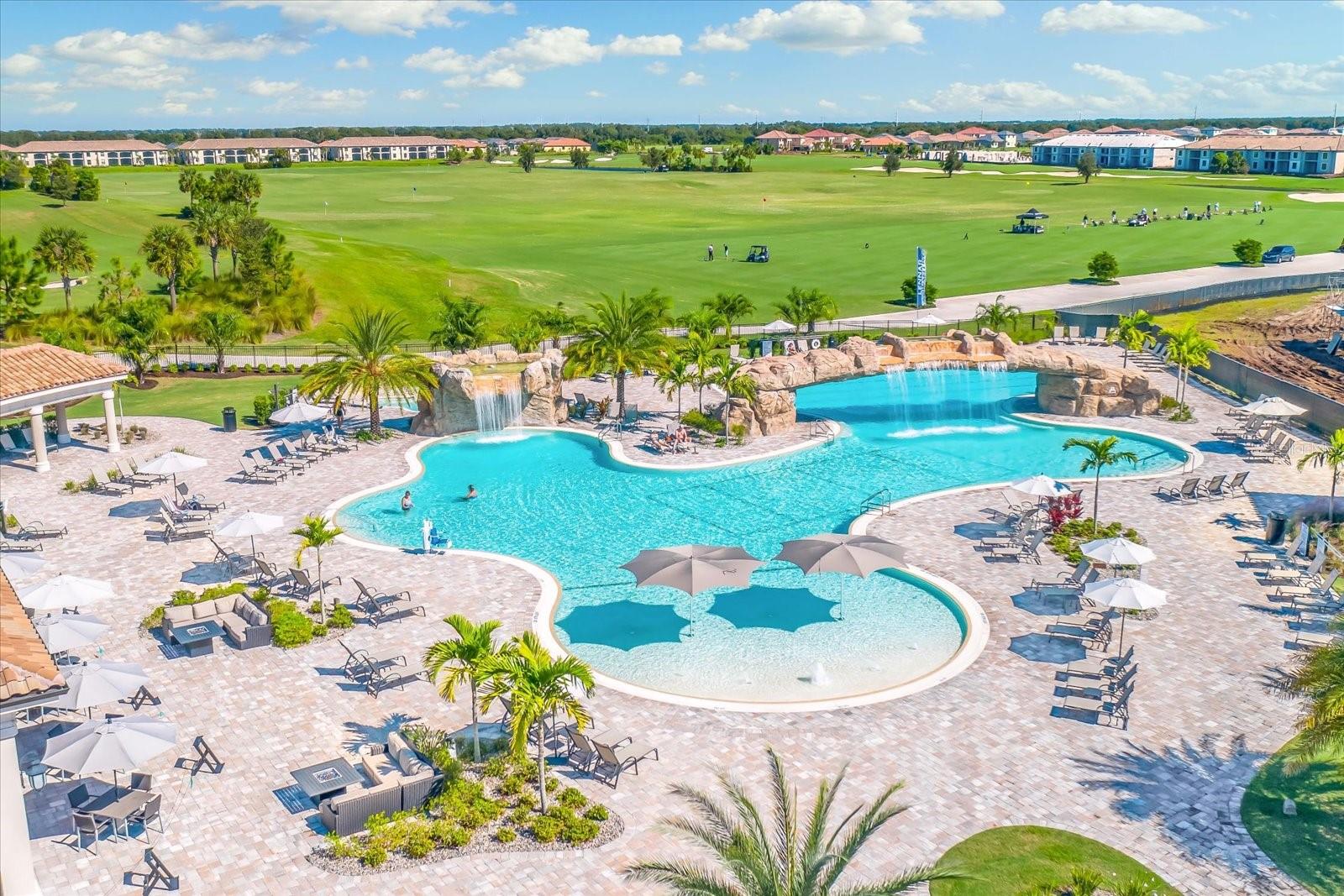 SEASONAL RENTAL AVAILABLE FOR THIS TURNKEY FURNISHED 2 BED/2 BATH CONDO! Vacation Rental rates are as follows: July-August 2025 @ $2400 pm. September-December 2025 @ $3900 pm. January-February 2026 @$5900 pm. For each rental term a 13% total for state and county resort tax will be added the monthly rent. Leases 6 months or longer do not require the resort tax and the rental rate will be given based on lease term, and first/last/security and credit application will be required. Tenant to pay a one-time Membership Transfer fee of $642 to Lakewood National. There is a one-time cleaning fee of $350 and a security deposit of $1000. Only 1 small dog under 15 lbs will be considered with a $500 nonrefundable pet fee. Rent includes electric up to $100 pm and Water, Internet, Cable.
Absolutely stunning views both inside and outside in this 4th floor (with elevator) amenity-rich, 2 bed/2 bath condo with one of the many satellite pools right downstairs by your building, ready for a relaxing dip! This exquisitely turnkey furnished vacation rental is ready for your next vacation in the luxury resort community of Lakewood National. The membership allows you use of a plethora of amenities & access to play golf on 2 different 18-hole courses (Piper and Commander). Resort style swimming pool & spa (and multiple satellite pools throughout the community), Eight lighted Har-Tru tennis courts, Four Pickleball courts, state-of-the-art fitness facility with access to personal trainers and it’s open 24/7 with locker room & sauna, Full-service spa (Hair, manicures, pedicures & much more). Private, gated community with 24-hour security guards. Play the amazing Arnold Palmer designed Golf Courses, enjoy the luxury sprawling clubhouse, pool side café dining, tiki bar and so much more! Enjoy privacy during your stay overlooking water and preserve views and golf course views of the 11th green of the Commander course! This popular Birkdale floorplan features an open eat-in kitchen with a huge counter height island, stainless steel appliances, granite tops and warm shaker style wood cabinets. The adjoining Kitchen, Living and Dining Rooms are ideal for entertaining. Indoor utility closet with washer and dryer included. The Primary Suite has a queen size bed, TV, walk-in closet, private bath with shower. The 2nd bedroom has a queen size bed, TV, walk-in closet and the 2nd bathroom has a shower/tub combo. There is also a Full-Size pullout sleeper sofa in the living room. This home is truly beautifully decorated with a well-equipped kitchen. The building has an elevator for easy access. Enjoy access to the covered carport too!