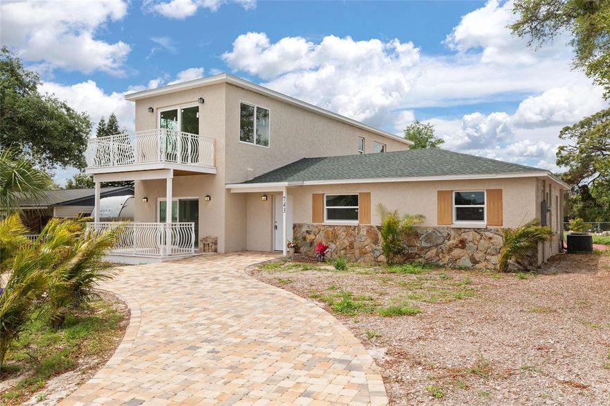 Welcome to the high bluff of Ferguson Estates on Bayshore Dr in historic Tarpon Springs! This beautiful two story pool home has recently undergone an addition and remodel. Beautiful inside with plenty of space to entertain and host. Enjoy the pool and waterfront views! This home has two master suites so take your pick! All appliances and finishes are brand new. High and dry while across the street from the bayous and Anclote River? Deal. Watch the sunrise from your private balcony. Situated in Tarpon Springs proper this home is central to the community beaches, schools, boat access and a vibrant historic downtown. Bike to everything including the world famous Sponge Docks. Tarpon Springs is the most historic town in Pinellas County and founded in 1887. Lots of irreplaceable character and charm.