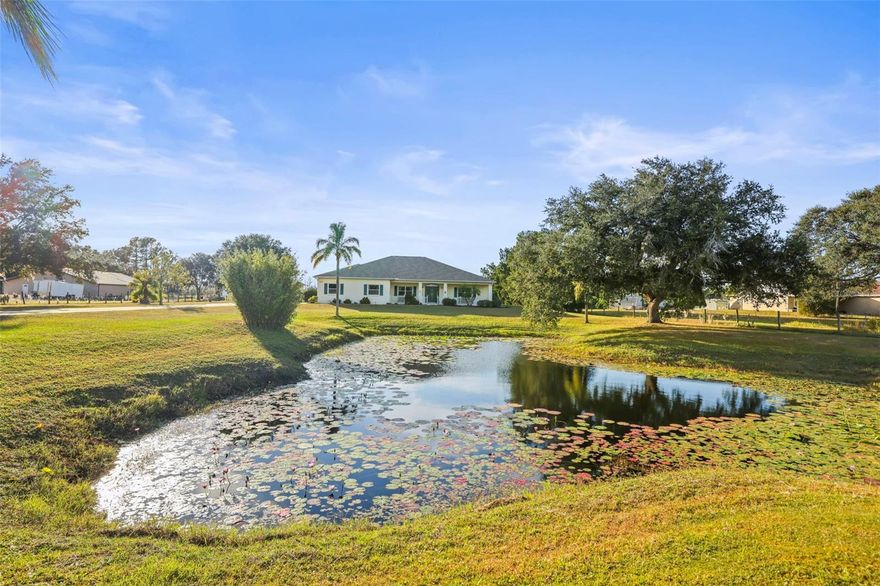 Welcome to Your Private Paradise in Parrish, Florida! Discover the perfect blend of privacy, comfort and Florida living at 4503 North Rye Road, set on over 5 acres of picturesque, unincorporated land. This beautifully maintained 4-bedroom, 2-bathroom pool home offers space to spread out, stunning natural surroundings and a variety of thoughtful upgrades throughout. Step inside to find an inviting open split floor plan designed for both everyday living and effortless entertaining. The spacious kitchen features wood cabinetry, solid-surface countertops, stainless steel appliances, a large breakfast bar, pantry and cozy breakfast nook. The generously sized bedrooms offer plenty of room to relax and the flex room/home office provides the perfect space for remote work, a hobby area, or a potential fifth bedroom. The 3-car garage offers abundant storage for all your needs. Enjoy resort-style outdoor living with a resurfaced solar-heated pool, retractable SunSetter shade and multiple french doors opening from nearly every room to the courtyard-style lanai, creating a true indoor-outdoor retreat. This property is ideal for those seeking space and versatility, bring your animals and your toys! A detached workshop currently houses a fully functioning woodworking shop, offering endless possibilities for hobbies or additional storage. Additional highlights include, Generac 18kw standby propane generator, Storm Catcher fabric hurricane shutters, Newer roof (2022), central vacuum system, new water heater (2024), two french wiring circuits in the kitchen, indoor laundry room with deep freezer and a fully fenced, gated property. This rare gem is one of the few large parcels remaining in the fast-growing town of Parrish, a serene retreat today and a valuable investment for tomorrow. Experience the best of country living with modern comforts. Schedule your private showing today!