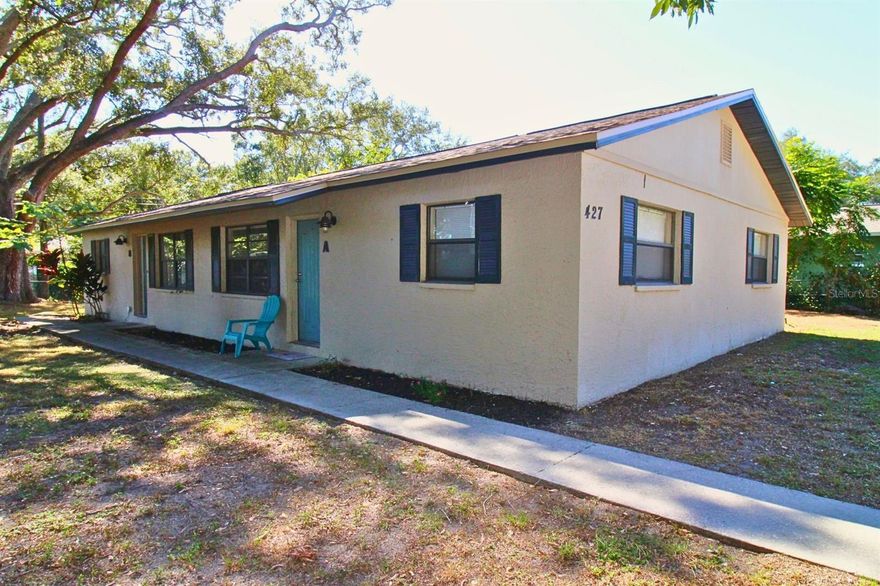 Welcome to 427 6th Avenue Northeast, a versatile duplex property located in the heart of Largo, FL. This well-maintained residence features two separate 1-bedroom, 1-bathroom units, offering an excellent opportunity for both investors and owner-occupants alike. Each unit provides comfortable living space, functional kitchens, and private entrances—ideal for long-term tenants, vacation rentals, or multi-generational living. The property sits on a quiet, tree-lined street in a desirable residential neighborhood, just minutes from beautiful Gulf beaches, parks, shopping, and dining. Whether you're looking to generate rental income, house extended family, or live in one unit while leasing the other, this property offers exceptional flexibility and potential. Discover the benefits of smart real estate ownership at 427 6th Avenue NE.