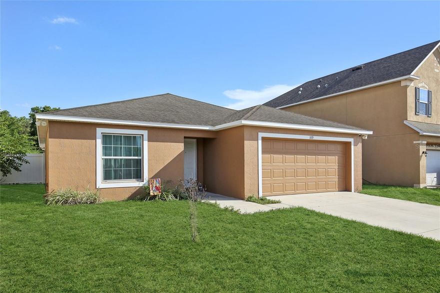 One or more photo(s) has been virtually staged. NEW STAINLESS STEAL APPLIANCES INSTALLED----In this rental you will enjoy a large PRIVACY FENCED yard, SCREENED PATIO and recently painted inside and out! The kitchen is the center of the home with lots of cabinets and counterspace. The master bedroom is large - plenty of space for a king bed and furniture with DOUBLE LARGE WALK IN CLOSETS, GARDEN TUB & double vanities. All solid surface flooring throughout the home - No Carpet at all & professionally cleaned to welcome you to your new home. The laundry is a separate room in the home and you dont "pass thru" it when going to the garage to keep this space private. There is also a flex space at the front of the home that could work well as an office or even 4th bedroom. Great location only minutes from I-4 or Winter Haven with 300+ large lakes within minutes to enjoy the Florida sunshine. Great location near major highways for easy. Call today to schedule your tour.