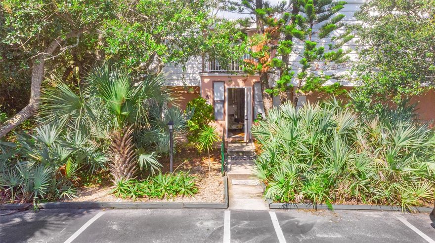 This Bahamian Club Bungalow offers 2 bedroom, 2 story, 2 1/2 bath town home. It comes fully furnished from linens to silverware and include a washer and dryer on the first floor of this unit. With ammenaties having  a heated community pool, a cabana, 2 shuffleboard courts, and a tennis and pickle ball court. The HOA covers exterior maintenance, lawn care, common area and high speed internet. This unit includes a side paved patio for your barbecuing desires. Sit on the swing in the evenings and enjoy. Walking distance to the Beach. ;Water: City