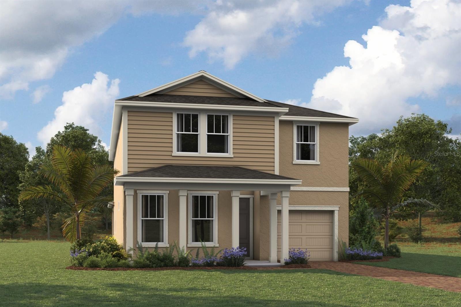 Under Construction. Washer, Dryer, & Refrigerator Now Included! Own a part of the magic in Central Florida's resort-style community. Upon entering the Malibu III, guests are greeted by a grand foyer that leads to a home built for entertaining. The kitchen features an expansive island complemented with granite counter tops, a chef-worthy walk-in pantry, a dining room, and stainless-steel appliances. At 3,500+ square feet, the Malibu III boasts 7 bedrooms, 6.5 bathrooms, a 2nd-floor loft and a gathering room bathed in natural light from the adjacent lanai. The Malibu III includes 2 owner's suites, with one located on the 1st floor and the other upstairs. Featuring generous walk-in closets and a bathroom with a double sink vanity, the owner's suites are the perfect oasis for guests to relax and unwind after a long day. Melt away stress and take advantage of the Florida heat by taking a dip in the home’s adjoined private covered pool. *Permanent occupancy within Solara Vacation Villas is prohibited. 30 day maximum rental* Visit - Solara Resort sales center today!