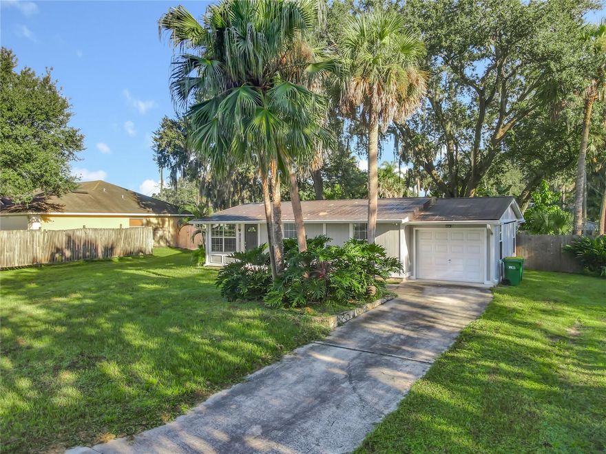 Welcome to 4760 Ivan St, Cocoa! This beautifully maintained 2-bedroom, 2-bathroom single-family home offers 864 sq ft of comfortable living space on a spacious 10,000+ sq ft lot with no HOA restrictions. Perfect for first-time buyers, second home, or investors! New Roof, New Tankless Water heater, New Gutters. Step inside to find a bright and inviting layout, complete with tile flooring throughout, updated bathrooms, and a well-equipped kitchen with plenty of cabinet space. The open living and dining area is ideal for both relaxing and entertaining. Enjoy outdoor living in the large backyard, with ample space for a pool, garden, or future expansion. The property also includes a covered carport, extended driveway, storage shed, and mature landscaping for added privacy. Don’t miss your chance to own a piece of Florida paradise at an affordable price! Schedule your private showing today.