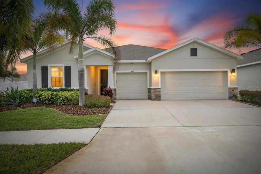 Corner lot, three-car garage, tropical landscaping, and near-new condition — this Shell Cove home delivers the Florida lifestyle you’ve been looking for. Welcome to this immaculately maintained, move-in ready home located in the resort-style community of Shell Cove in Ruskin. Perfectly positioned on a spacious corner lot, this property offers privacy, curb appeal, and the feeling of your own private retreat. Inside, the home features 4 bedrooms, 3.5 bathrooms, and a well-designed, open layout that feels bright, spacious, and exceptionally cared for throughout. The three-car garage provides plenty of room for vehicles, storage, hobbies, or a home gym setup. Step outside and you’ll immediately notice the expansive, high-end tropical landscaping, creating a lush, resort-like setting. The fully fenced vinyl privacy fence surrounds the yard, offering both security and seclusion while enhancing the outdoor living experience. Located in the desirable Shell Cove community, residents enjoy resort-style amenities including a community pool, clubhouse, playgrounds, and scenic walking paths. The location offers convenient access to shopping, dining, waterfront parks, marinas, and easy access to I-75 for commuting to Tampa, Sarasota, and the surrounding South Shore area. If you’re looking for a near-new home that combines space, privacy, and true Florida living, this one is a must-see.