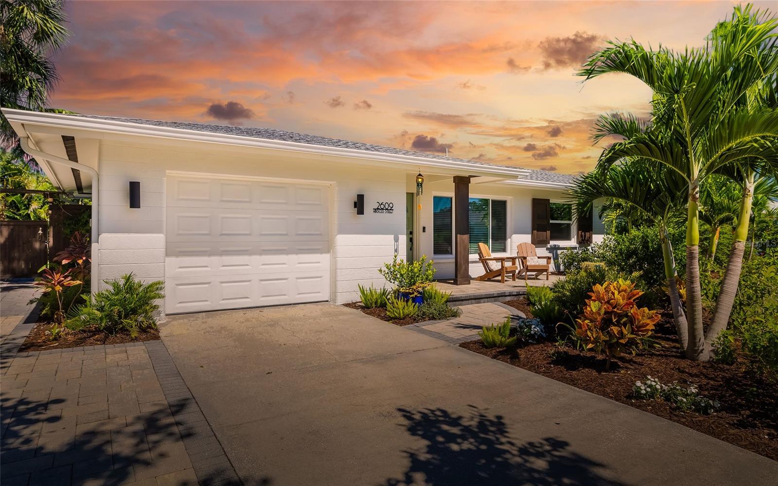 Arlington Park is the place to be, a highly sought-after East of Trail neighborhood, prized for its central location and convenient lifestyle. Walk to Arlington Park & Aquatic Complex for swimming, tennis and shaded walking trails. Live within one mile of Sarasota Memorial Hospital, Southside Village, Southside Elementary and Sarasota High. Love the beach? It’s just six miles to Sarasota’s white-sand beaches at Lido Key and Siesta Key. Set on a spacious 0.24-acre lot, this 1,586-square-foot classic Florida ranch residence features solid concrete block construction, new impact windows, new roof, and cool terrazzo floors. The updated kitchen and refreshed second bath bring a contemporary touch to a timeless layout, while the enclosed Florida room offers additional living space filled with natural light. The fully-fenced yard has lush zoysia grass, two brick-paver patios, irrigation, outdoor lighting, and a storage shed. With its durable construction, recent upgrades, and prime location, this Arlington Park home offers an exceptional opportunity to live East of Trail in the heart of Sarasota.