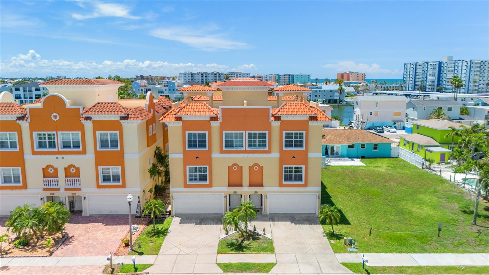 Welcome to Villa Grande by the Sea – Your Luxurious Beachside Escape!
Step into coastal elegance at Villa Grandes by the Sea, a spacious 3-bedroom, 3-bathroom retreat with a rare 2-car garage with PLENTY of storage space—perfect for those seeking comfort, convenience, and style just moments from the Gulf.
Upon entry, ascend to the main living level where natural light pours into an open-concept floor plan. The light and airy living room, gourmet kitchen, and dining space seamlessly flow together, opening onto a private balcony that’s ideal for morning coffee or evening cocktails. Upstairs, you’ll find three well-appointed bedrooms, each offering generous walk-in closets and beautifully designed bathrooms. The primary suite boasts its own private balcony—another perfect perch to enjoy sea breezes and sunshine. But the true showstopper? The private rooftop terrace, offering panoramic views that stretch for miles. Whether you’re soaking up the sun or entertaining under the stars, this space elevates everyday living. Nestled in the heart of Redington Shores, you're just steps from world-class beaches, parks, boutique shopping, and renowned dining. Whether you're looking for a vacation home, a long-term rental, or a place to call your own—this property delivers Florida coastal living at its finest. Lease price based on Monthly Rental August through October. November through April is $5,500.