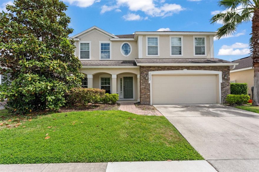 **This house comes with a REDUCED RATE through the seller's preferred lender. This is a lender-paid rate buydown that reduces the buyer's interest rate and monthly payment.**

Welcome to 10507 Cabbage Tree Loop, Orlando, FL 32825, a spacious two-story home offering a well-designed layout with flexibility and comfort for modern living.

The main level features a bright kitchen that opens to a generous family room, creating a natural gathering space for everyday living and entertaining. A separate dining room and welcoming foyer add structure and functionality, while a downstairs room currently set up as an office provides the perfect space for working from home or can easily adapt to your needs. A full bathroom on the first floor adds convenience.

Upstairs, the primary suite offers a private retreat complete with its own bathroom and dual closet spaces. Additional bedrooms are well-sized and thoughtfully positioned around a central laundry room for added ease. A large loft provides extra living space, ideal for a media area, playroom, or second family room.

Step outside to enjoy the covered patio overlooking a private yard, offering a comfortable outdoor setting for relaxing or entertaining year-round.

With multiple living areas, flexible spaces, and a practical layout, this home delivers both functionality and lifestyle in a desirable Orlando location.