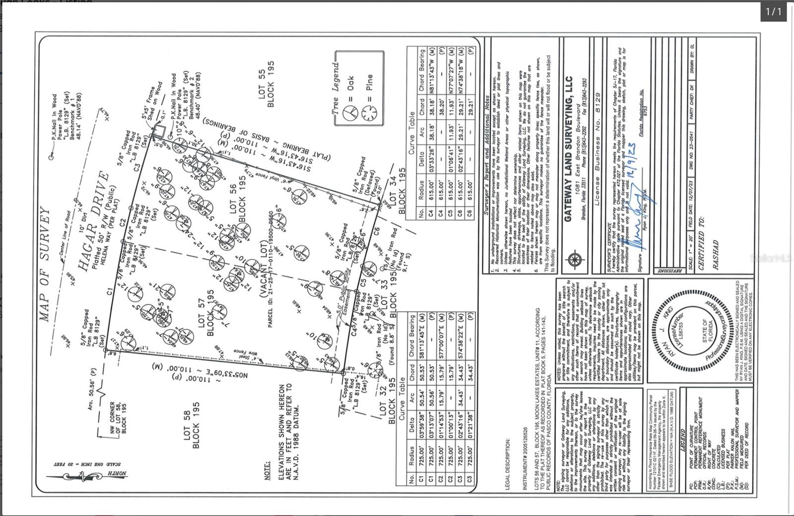 MOON LAKE ESTATES - Land