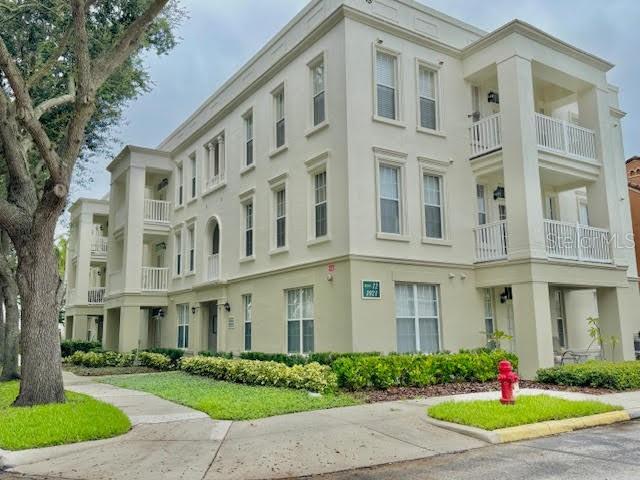 1 Bedroom Top Floor Condo at Siena in Celebration . Open floor plan with Living Room/Dining Room combo. New Luxury vinyl floors just installed in Livingroom and Bedroom, Freshly painted and new light fixtures. New Refrigerator just installed. Large balcony overlooking Siena Park. Master has Walk in Closet and Bathroom has large Soaking Tub. Across the street from the Siena Clubhouse with Fitness center and Pool. Conveniently located close to all major Theme Parks, Restaurants and Shopping. Reserved parking space #72 included.