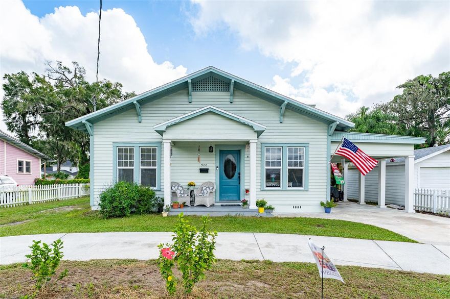 Beautiful 100-Year-Old Home in the Heart of Downtown Plant City with NO HOA & NO CDD! 

Charming and full of character, this historic home is within walking distance to the library, local shops, and restaurants. Modern updates blend perfectly with its timeless appeal — featuring NEWER cabinets, renovated bathrooms, and a stylish interior throughout. Additional upgrades include a newer roof, updated plumbing, and newer appliances. The AC was replaced in 2020. Enjoy a rare, large backyard for this area, and no carpet — just gorgeous wood and tile floors throughout.