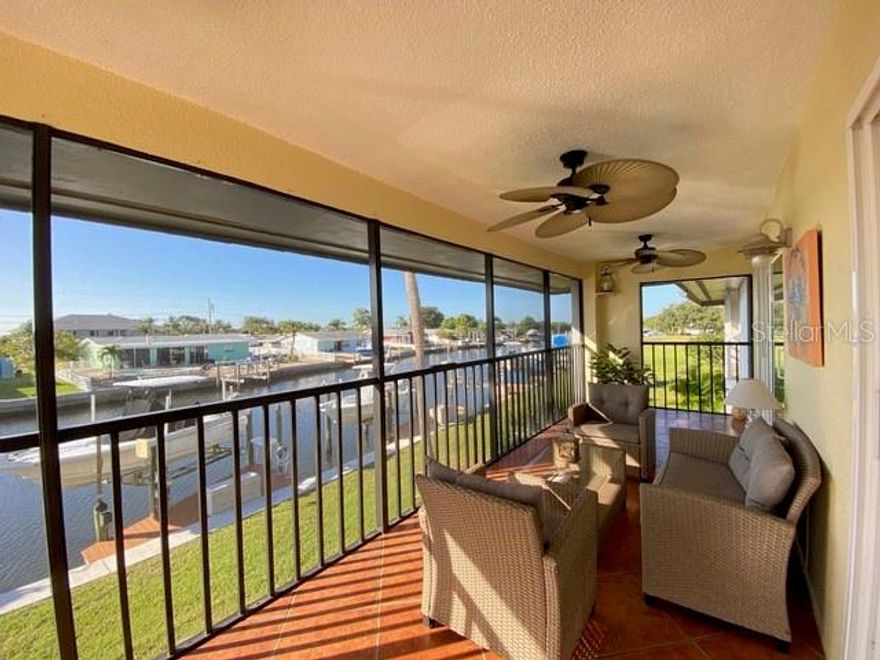 Available starting 4.1.26. This stunning, fully furnished, turn-key 2-bedroom, 2-bath second-floor condo is located in the lovely community of Flamingo Cay, in the subdivision of Waterbird Way. Set on a canal and just 3.1 miles from the world-famous Anna Maria Island. Minutes from some of the most beautiful beaches in Florida as well as the delightful village of Bridge Street where you will find a laidback atmosphere of casual elegance, endless shopping, and fantastic cuisine! Waterbird Way has a heated community pool, basketball court, pickle ball court and a shared community laundry room. You also have a one-car covered parking space and your own private dock. Sorry, no boat access. But if fishing is your thing, you’ve come to the right place! The casual, coastal decor, comfortable furniture, and serene ambience of this cozy condo will have you relaxed and feeling at home almost instantly. You have an open concept living / dining area with a dining table which seats six. And a spacious, comfortable living room boasting expansive views of the canal with plenty of seating ideal for entertaining. Or, just relaxing! The newly renovated kitchen is light and bright and is equipped with all the essentials for cooking, entertaining and more. Both bathrooms have been completely remodeled with a uniqueness that you won’t likely find anywhere else. Rainfall shower heads, updated vanity and custom tile work in both. It is truly a spa-like experience. The outdoor space boasts 360° views of the canal where you can enjoy the sunrise AND the sunset right from your own furnished, screened-in patio. It is the perfect spot to relax with your morning coffee or to unwind after the day is done. Or just to sit and revel in the magnificent wildlife that surrounds you. The master bedroom has a king-size bed with a state-of-the-art 'Purple' mattress, sliding glass doors leading out to the patio, a Smart TV and custom closets. Attached is the stunning master bathroom. Down the hall you have your second bedroom with a queen-size bed, a lovely desk area and plenty of closet space for your personal belongings. The second bathroom is just outside your door. See why guests return year after year to this stunning condo. Sleeps 4. House Rule: No smoking. No burning candles inside of lodging. No Pets. The dock is available for guests use for fishing, however, there is no boat access. RATES: Jan-Apr $5,250 per month/May-Dec $2,400 per month / Annual lease $3,000 per month.