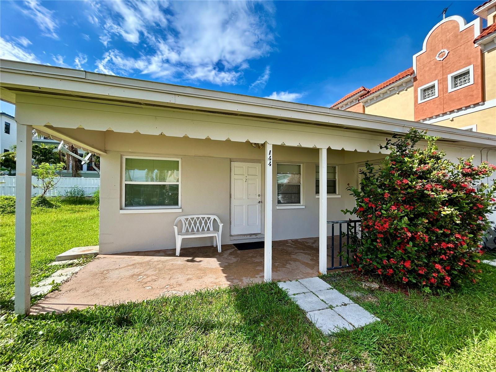 Step into beachside living with this beautifully remodeled 2-bedroom, 1-bathroom half duplex in the heart of Redington Shores. Just a short walk to the sand, this home offers a bright and modern interior with updated finishes throughout. Enjoy the convenience of a private laundry closet on the patio and easy access to all the restaurants and attractions along Gulf Boulevard. Water is included in rent. Small pets preferred.