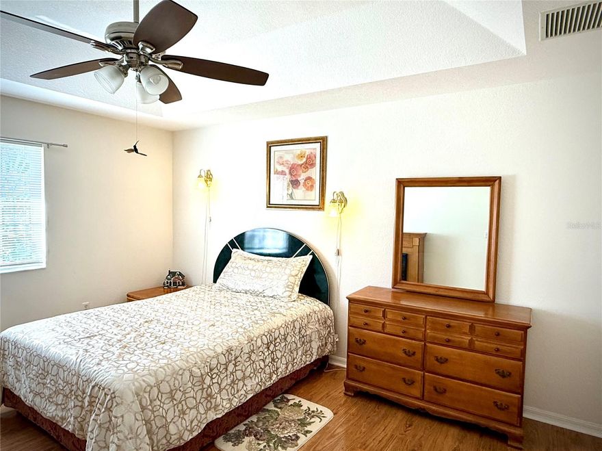 Charming 3-bedroom, 2-bath home with a 2-car garage located in a quiet and friendly North Port neighborhood. This home offers a comfortable layout with bright living spaces and plenty of natural light. The split floor plan provides privacy for the primary suite, while the additional bedrooms are perfect for family, guests, or a home office. The backyard features a convenient storage unit, providing extra space for tools, hobbies, or outdoor equipment. Enjoy the benefits of a peaceful neighborhood while being just a short drive from the beautiful Gulf beaches, shopping, dining, and everyday conveniences. The famous Warm Mineral Springs is also nearby, known for its unique natural mineral waters. Easy access to I-75 makes commuting to Sarasota, Venice, and surrounding areas simple. A wonderful opportunity to enjoy the Florida lifestyle in a great location. Schedule your showing today.