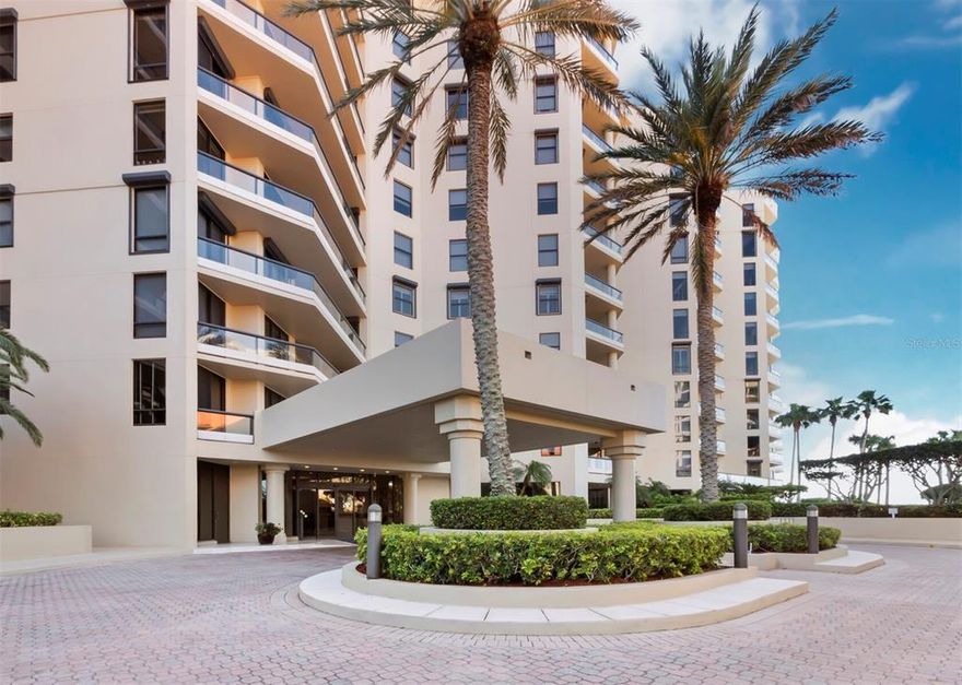 Welcome to a remarkable opportunity in one of the most unique communities on all of Longboat Key, with the space, privacy and ambiance of a gorgeous freestanding estate complemented by the resort-style amenities, conveniences and luxuries of a prized condominium on the Gulf. A residence of this stature that invites your style and vision is a true rarity to come available in this celebrated market, featuring 5BRs on two expansive levels and approximately 5,225 sq. ft. of sumptuous living space. Upon entry, the world-class positioning of this extraordinary residence becomes evident, as sweeping, panoramic views through floor-to-ceiling glass encompass swaying palm trees, the white sandy beach and an endless horizon beyond the sparkling Gulf of Mexico. Even more impressive, this stunning vantage is experienced on both levels, which are accessed by a grand staircase and allow for added privacy with accommodations for guests and family on each level. The lower level boasts three open terraces with front-row water views plus a stairwell walkdown leading directly to the beach. Delight in the picturesque from your sprawling upstairs master suite, which has a stately master bath with spa tub, walk-in shower and custom his and her closets. As the owner, you enjoy the ease of 2 parking spaces plus 24 hour staffed gated access, dedicated concierge staff available seven days a week and all the amenities of Water Club, including a clubhouse perfect for residents who want to host a private event or enjoy community social events, 4 lighted Har-Tru tennis courts, Junior Olympic-size pool, children’s pool, fitness center, all on 16 acres of Gulf beachfront.