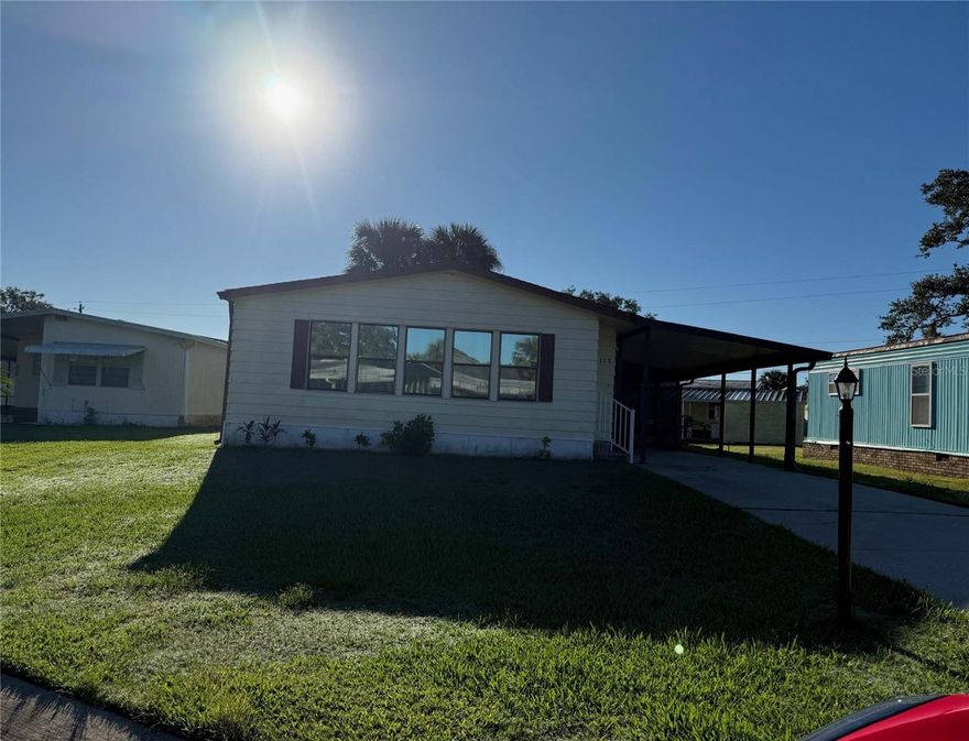 This manufactured home boasts plenty of room for the ideal tenant.  Large family room with wet bar, living room and spacious dining room with built in china cabinet. Main Bedroom has on-suite.  Washer/Dryer hookup; screened patio and storage in screened in porch.  

Waterfront community with water access to Intracoastal plus fishing pier and boat launch. Clubhouse two pools and community management.

Tenant responsible for water, electric & lawn service.  Small dog will be considered.  Must be approved by Community's office.