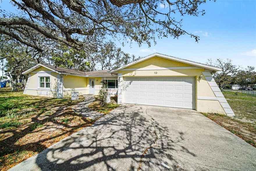 One or more photo(s) has been virtually staged. Welcome home to this beautiful 3-bedroom, 2-bathroom, 2-car garage pool home perfectly situated on a spacious corner lot! From the moment you step inside, you’
ll be greeted by a bright and inviting living room filled with natural light and complemented by a neutral color palette that creates a warm, welcoming atmosphere.
The home features a well-appointed kitchen with a convenient adjoining dining area—ideal for both everyday living and entertaining. Just beyond, the cozy family
room offers a charming fireplace, perfect for relaxing evenings at home. Step outside to your private oasis! A large screened-in porch overlooks the sparkling pool,
providing the perfect space to enjoy Florida’s beautiful weather year-round—whether you're hosting guests or unwinding after a long day. The spacious primary
suite offers comfort and privacy, complete with an en-suite bathroom featuring a walk-in shower. Additional bedrooms provide flexibility for family, guests, or a home
office. Conveniently located near shopping, dining, entertainment, and medical facilities, this home combines comfort, functionality, and location. Don’t miss your
opportunity to make this exceptional property your own—schedule your private showing today!