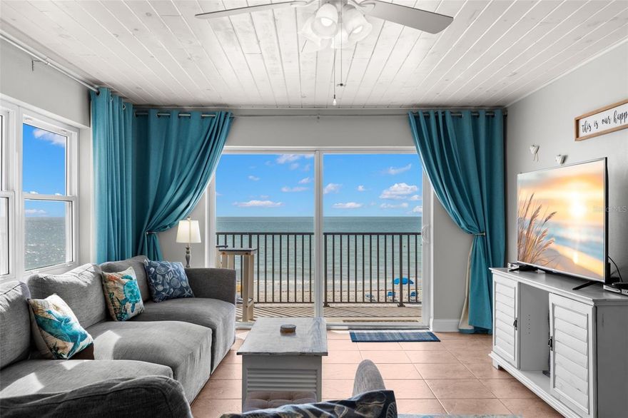 PRIME GULF FRONT | CORNER UNIT | TOP INCOME PRODUCER
An exceptional opportunity at Kima Condo, Madeira Beach. Tastefully updated 1,170 sq. ft. corner unit offers 2 bedrooms, 2 full baths, and is positioned directly on the Gulf of Mexico.  Highest-performing rental unit producing over $61,523 and $27,797 incoming income. A 7-day MINIMAL RENTAL. Note: No income for January and most of Feb 2025 due to construction for all the upgrades to the exterior.   “BEST VALUE ON THE BEACH”
Whether you continue to capitalize on its impressive income potential or convert it into your own private beachfront getaway, this residence delivers unmatched value. An expansive 25-foot-wide balcony with unobstructed panoramic views of miles of Gulf coastline. A comfortable floorplan with plenty of natural light. SOLD Turnkey (Fully Furnished). Gulf Front Primary Bedroom offers a King Size Bed an updated Bathroom with double sinks and custom Walk-In Shower. Second Bedroom has Queen Size Bed and Twin Size Bunk Beds. Updated Guest Bath with Tub/Shower Combo.
Full Size Washer and Dryer.  Spacious Living Room with Direct Gulf-Front Views, Large Flat Screen TV, and Plenty of Comfortable Seating. Top-of-the-line Balcony Adirondack Furnishings. NEW A/C and Hot Water Heater 2022. A full function Kitchen. One assigned, under-building parking spot. Plenty of Guest Parking. A Large in unit lockable owner's closet. Plenty of Natural Light from all the extra windows a corner unit offers. A close proximity to Johns Pass, shopping, and beach restaurants. Move right in or continue with the full line-up of vacationers. All "5 STAR" reviews.  "Stay and play and then, let it pay."
RECENT BUILDING ENHANCEMENTS
All major projects have been completed—Positioning the Kima Condo as a secure, long-term investment:
• Milestone Inspection completed with all recommended repairs completed.
•  Reserve Study completed — Association nicely funded
•  No known special assessments
•  Brand-new roof with a 35-year warranty
• Fresh exterior paint, including balconies, railings, walkways & doors
• Parking area: all new asphalt. A New sea wall.
• New landscaping, irrigation, and exterior lighting
• Interior storage + brand-new exterior owners’ storage unit. 
         Resurfaced Heated Community Pool. New Elevator.

So many upgrades: A Full list of upgrades available upon request.
THE ALL- RENEWED KIMA CONDO stands out as a premier Gulf-front property offering both high rental performance and lasting coastal lifestyle value. Whether you're looking to maximize income or secure a luxurious beach retreat, this unit truly checks every box.
Showings available between guest check-ins. Some Sunset showings are available. NEXT Available showings Dec 14th through the morning of Dec 20th .........REQUEST YOUR PRIVATE SHOWING..............YOU WON'T BE DISAPPOINTED