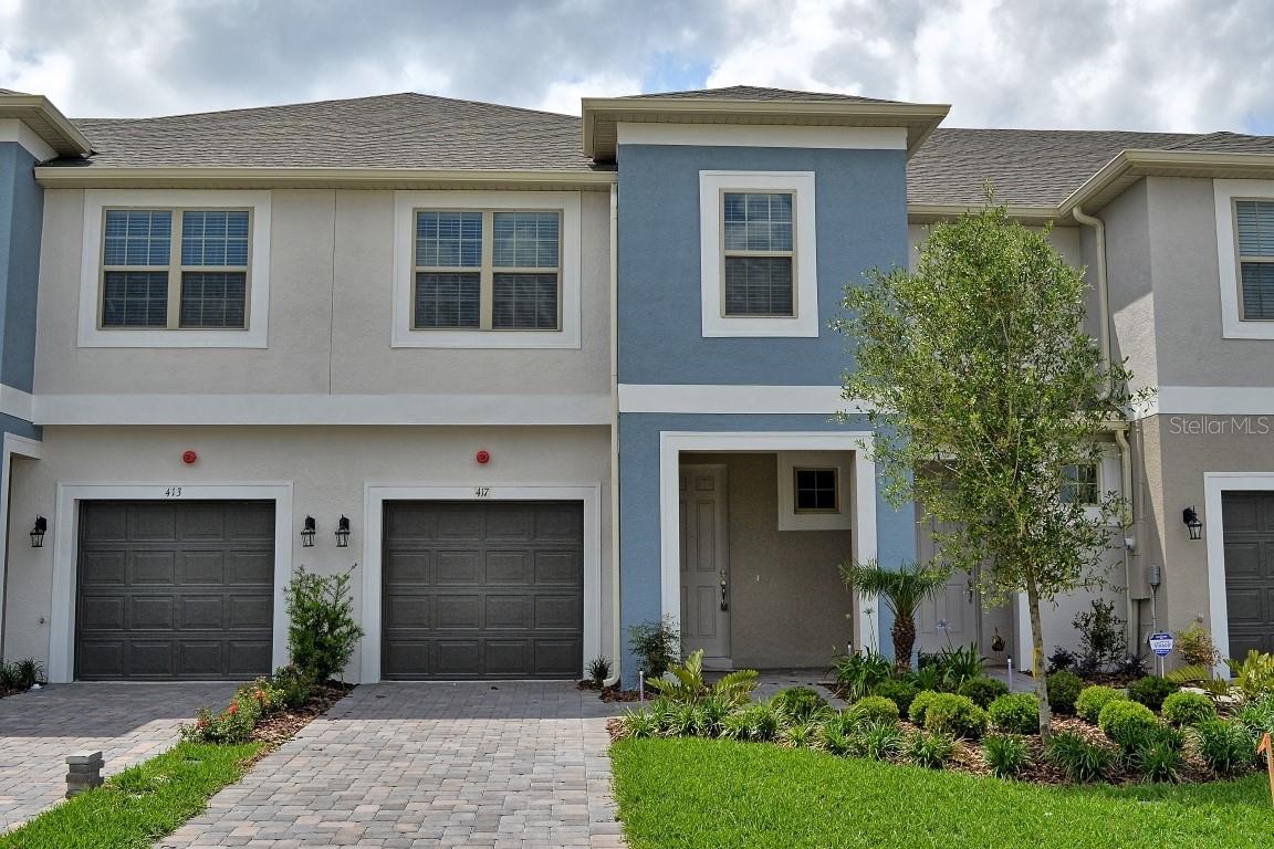Stunning, well designed waterfront Townhome in desirable community of Thornbrooke. Light and bright with an open floorpan featuring all tile floors on first floor and brand new plush carpeting in bedrooms on second floor. Gourmet kitchen with solid wood cabinets, stainless steel appliances and granite counters. Living room leads to outside patio overlooking the water. Community is located within minutes to major shopping, entertainment and I-4. Call today and schedule your private viewing !