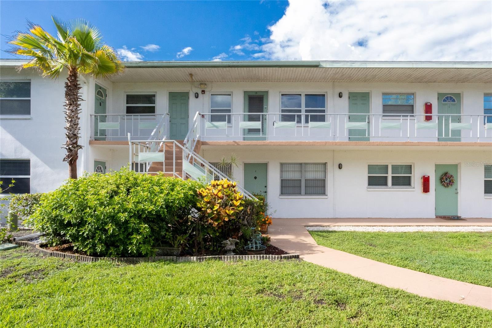 Fabulous opportunity to own a Fully Furnished one bedroom one bath condo close to everything St. Pete has to offer. Ideally located, well maintained 1 Bedroom 1 Bath condo in 55+ community walking distance to shopping and restaurants. Only 10 minutes to downtown St. Pete and approximately 20 minutes to beaches or the Tampa International Airport. The Community Center includes a fabulous heated swimming pool, library, recreation center with pool tables, shuffle board, horseshoe pit, BBQ area, and corn hole for your enjoyment. Weekly activities will keep you as busy and social as you choose to be. This is a second floor unit providing plenty of privacy and natural light. The unit has been updated with laminate floors, paint, and 2019 HAVAC. The view from the second floor of the garden courtyard is peaceful and if the hurricane rated windows are open a soothing breeze provides just the right touch to experience Florida living at its best. The open floor plan creates a spacious flow with 585 square feet of living space and another approximate 150 square feet bringing the total to 735 square feet with the inclusion of the Florida room. This is move in ready for the full/part time owner What a fantastic opportunity to own in the ever booming and highly desirable St. Petersburg, Florida. - NO LEASING and NO PETS