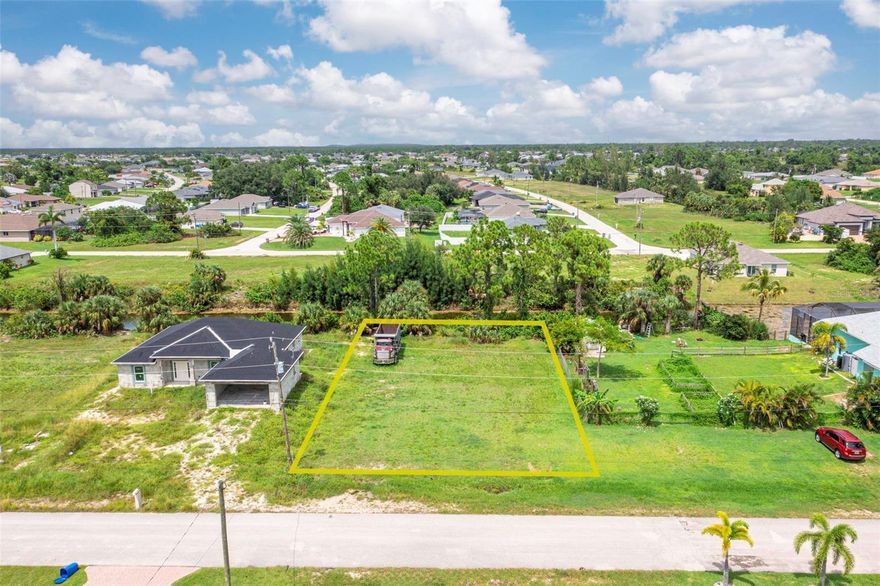 Charming residential lot in the desirable Jacaranda neighborhood of Cape Coral! This 80’ x 125’ lot (approx. 0.23 acres) offers ample space to build your dream home with room for a pool, landscaping, and more. Situated on a paved, public-maintained road (NE 36th Lane) with front exposure facing [insert direction if known], the lot provides easy access to nearby schools, shopping, and local amenities. Located in Flood Zone X (shaded), this property has a low-to-moderate flood risk, giving peace of mind while planning your build. Don’t miss this rare opportunity to create your ideal Florida home in a sought-after community!