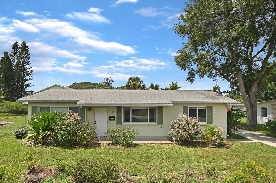 This is the perfect opportunity to get an affordable 3-bedroom, 2-bath home in move-in condition between US1 and Riverside Drive. This home has a hidden oversized 1-car garage behind the house and plenty of parking space. Concrete block construction equals low maintenance! Upgraded windows. All GE appliances in the kitchen. Tons of storage space with lots of closets and cabinets. Huge master bedroom! Separate living and family rooms. Wood burning stove. Whole house fan. A/C replaced in 2016. Roof is 2009. Walk to dinner at nearby restaurants of enjoy the nearby scenic Riverside Drive and public parks. Super close to public boat ramps and the Intracoastal Waterway! Make sure to check out the Matterport Virtual Tour! ;Water: City