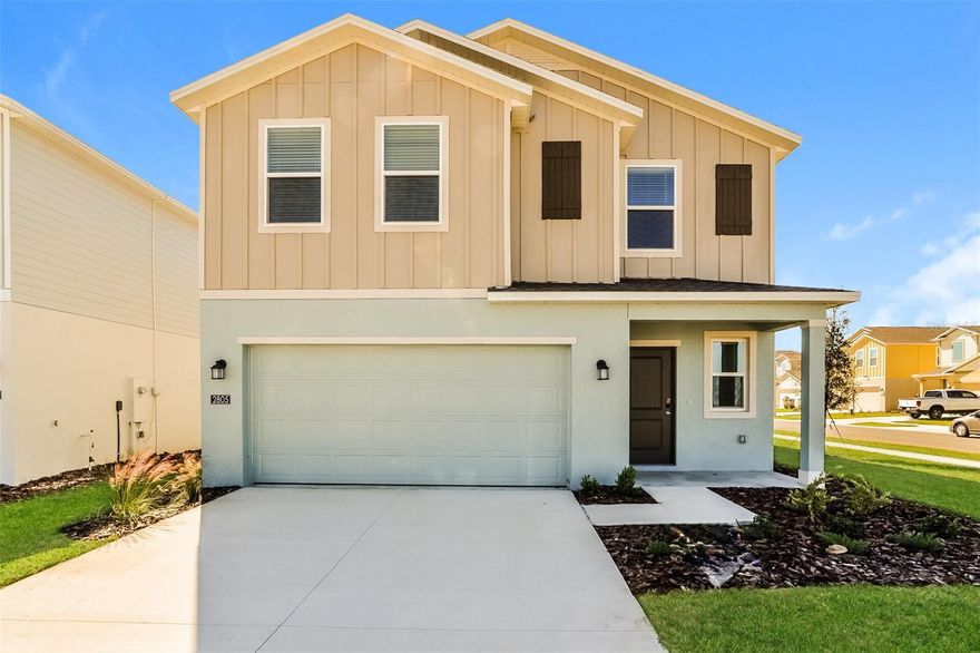 Brand New Home. Be the First to Call It Yours!
Discover modern Florida living in this brand-new 5-bedroom, 2.5-bath home located in the sought-after Hamilton Bluff community at Lake Hamilton. Designed for both style and function, this two-story home features an open-concept layout, a modern kitchen with designer finishes, a spacious loft, and a luxurious owner’s suite with a large walk-in closet.
*A privacy fence will be installed soon, adding even more comfort and security for outdoor entertaining, pets, and backyard relaxation.*
________________________________________
Residents enjoy access to community amenities including a pool, clubhouse, playground, and scenic walking trails—all conveniently located near top-rated schools, shopping, and major highways.
Move-in ready and built for your lifestyle — schedule your tour today!