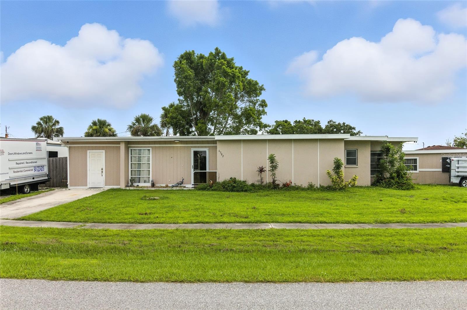 ### **Charming 3-Bedroom Home on Oversized Lot | Spacious Interior | Prime Florida Living**
Welcome to this beautifully maintained and move-in ready **3-bedroom, 2-bathroom, 1-car garage home**, ideally situated on an expansive **oversized lot** in a quiet and well-established neighborhood. Offering **over 1,800 square feet of living space under air**, this residence provides the perfect balance of comfort, function, and opportunity—whether you're seeking a family home, seasonal retreat, or smart investment.
From the moment you arrive, you'll appreciate the home's welcoming curb appeal, made even more special by its **extra-wide lot**, mature landscaping, and inviting front entry. Step inside and you’ll find a well-designed floor plan with **spacious living areas**, **generously sized bedrooms**, and abundant natural light throughout.
The **main living room** is warm and inviting, with large windows that fill the space with sunlight and provide a perfect gathering spot for relaxing or entertaining. The layout flows seamlessly into a **dedicated dining area**, ideal for family meals or hosting dinner parties. Adjacent to the dining room, the **open-concept kitchen** offers ample cabinetry, generous counter space, and a breakfast bar—perfect for casual meals or morning coffee.
A second large **family room or bonus space** provides flexible use—ideal for a home office, media room, playroom, or even a fourth bedroom if desired. The versatility of this layout ensures it can evolve with your lifestyle and needs.
The **primary suite** is a peaceful retreat, complete with a spacious layout, large closet, and private en-suite bathroom with updated fixtures and a walk-in shower. Two additional bedrooms share a well-appointed second bathroom, ideal for family members or visiting guests.
Step outside and discover the true highlight of this property—an **oversized backyard** with endless possibilities. Whether you envision a sparkling pool, garden oasis, or outdoor kitchen and entertaining space, this lot provides the room to bring your vision to life. There’s plenty of space for pets, playsets, and Florida-style outdoor living.
Additional features include:
* **Attached one-car garage** with washer/dryer hookup and storage space
* **Tile and laminate flooring** throughout for easy maintenance
* **Central A/C system** and ceiling fans for year-round comfort
* **Updated windows and doors** in select areas for improved energy efficiency
* **No HOA**—offering freedom and flexibility to use the property as you wish
This home is conveniently located just minutes from top-rated schools, parks, shopping, dining, medical facilities, and Florida’s beautiful Gulf Coast beaches. With quick access to major roadways, commuting is a breeze—while still enjoying the peace and quiet of a residential neighborhood.
Whether you're a first-time homebuyer, a growing family, a snowbird looking for a winter getaway, or an investor seeking a solid rental opportunity, this property checks all the boxes. The oversized lot, spacious interior, and flexible layout make this a **rare and valuable find** in today’s market.