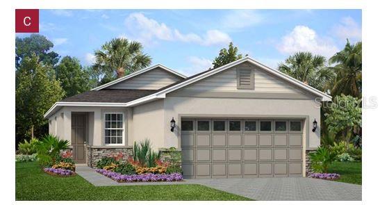 New floorplan! Welcome to the Delight, a spacious open plan with 3 bedrooms and 2 bathrooms. Key features include 9’4” ceilings, 17" x 17" ceramic tile that flows throughout all living areas and a sliding glass door welcoming you to a lanai. The kitchen features ample cabinetry with 42” upper cabinets for extra storage, a spacious island with sink and quartz countertops. Stainless steel appliances include a microwave over the range, dishwasher and side by side refrigerator. Retreat to the private master suite featuring dual vanities and a large walk-in closet. Every home comes with blinds on the windows and a SMART home technology package. The Delight stands out with its forward-thinking design as the home can grow with you. **IMAGES ARE FOR PRESENTATION PURPOSES ONLY, NOT OF ACUTAL HOME**