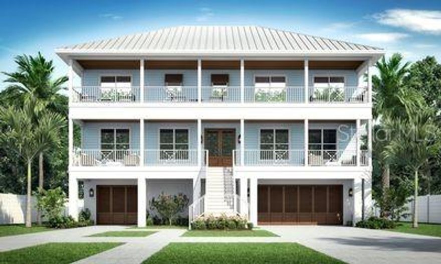 Under Construction. Welcome to your dream waterfront oasis in the highly desirable Riviera Bay neighborhood! This stunning 4-bedroom, 3.5-bath pool home offers the perfect blend of luxury, comfort, and Florida lifestyle. Spanning 3,426 square feet of living space with over 6,000 total square feet of space to call home, this residence boasts a private boat dock with direct water access, ideal for boating enthusiasts. Enjoy year-round outdoor living with a sparkling pool, fenced backyard, and expansive balconies perfect for soaking in the tranquil water views or entertaining guests. Inside, you'll find a bright, open-concept layout featuring high-end finishes, spacious living areas, and a modern chef’s kitchen. The generously sized bedrooms include a luxurious primary suite with a spa-inspired bathroom and private balcony access. With a 3-car garage, ample storage, and thoughtfully designed indoor/outdoor spaces, this home is as practical as it is beautiful. Situated in one of St. Petersburg’s most sought-after waterfront communities, you’re just minutes from downtown, beaches, parks, and top-rated schools. Take advantage of the community’s unique amenities – a community boat ramp, two parks, festive golf cart parades, the beloved Christmas Eve boat parade, and streets lined with American flags for the 4th of July. Don’t miss this rare opportunity to own a slice of paradise in Riviera Bay—where the neighbors say, “It’s always a great day in Riviera Bay!”.