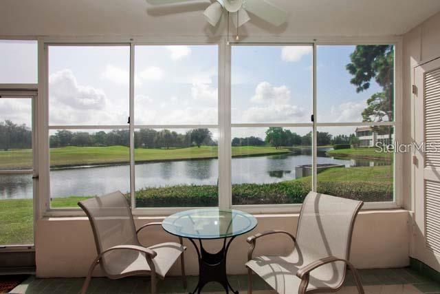 Seasonal rental. Charming 1 bedroom with 1 1/2 bath condo located in the desirable community of Palm Aire! Enjoy the beautiful water view and the golf course beyond, while relaxing on the patio. Palm Aire is close to shopping, restaurants and just minutes from beautiful downtown Sarasota and gulf coast beaches. Enjoy spending time at the community pool,playing a round of golf, Enjoying time by the pool or taking a walk around the beautiful golf course! What are you waiting for? Don't let this one slip away!