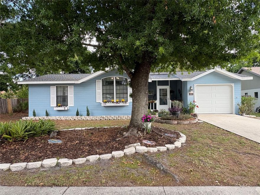 Lake Sarasota gem ready for you. Best things come in small packages and this one is full of updates and charm. 2 bedroom, 1 bath, 1 car garage with open concept living area. Enter the comfortable screened front porch with chairs to watch your family friendly neighborhood pass by. Bright and well appointed kitchen opens to dining area and french doors leading to oversized backyard with shade, sun, garden and fire pit all included. There is plenty of space to store a boat or RV behind fence while making use of the Florida lifestyle easy care yard.  Updates include newer roof, hurricane garage door, AC, re-pipe. New washer, dryer, stove and hot water heater. This location near Lakeview Elementary, ample shopping, casual restaurants and parks is ideal for access to all that Sarasota is well know for. This adorable home is move-in ready and beckons your enjoyment.
>