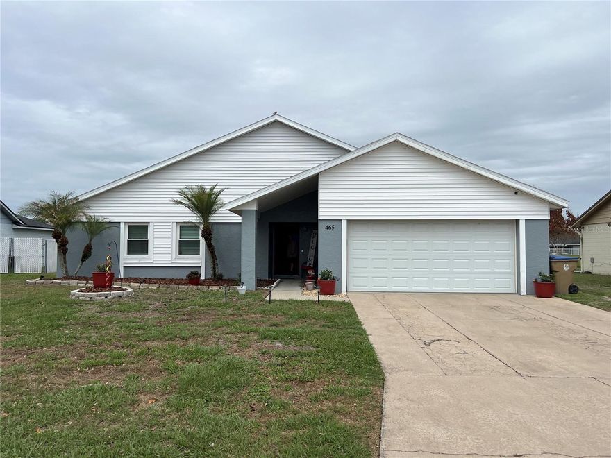 Welcome to this beautifully maintained 3-bedroom, 2-bathroom home that offers comfort and style—with no HOA and no CDD!

This move-in ready property features a brand-new roof installed in December 2025, offering peace of mind for years to come. Step inside to find wood laminate flooring throughout—no carpet anywhere—creating a clean, modern feel that’s easy to maintain.

The heart of the home is the recently renovated kitchen, thoughtfully designed with modern finishes and a charming coffee bar, perfect for starting your mornings or entertaining guests. The open and functional layout flows seamlessly into the living and dining areas, making everyday living and hosting effortless.

Step outside to your private patio and enjoy serene water views, providing the perfect backdrop for relaxing evenings or weekend gatherings.

Whether you're looking for your next home or a smart investment, this property offers the ideal combination of upgrades, location, and freedom from extra fees. Don’t miss your opportunity to make it yours!