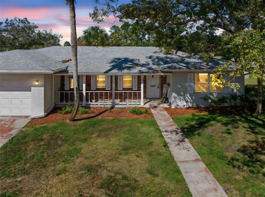 My oh my, look at this beauty! Prepare to be captivated by this stunning, renovated pool ranch in Deltona, offering an unparalleled blend of comfort, style, and modern amenities. This exquisite house boasts 4 spacious bedrooms and 2 beautifully appointed bathrooms, providing ample space for family and guests alike. Step inside and discover a thoughtfully designed floor plan that includes a formal living room, a dedicated dining room perfect for entertaining, and a cozy family room where memories are made. The heart of this home is undoubtedly the gorgeous kitchen, a chef's delight featuring abundant storage and sleek finishes. Throughout the main living areas, you'll find new luxury vinyl flooring, offering both elegance and durability, with tasteful tile gracing the bathrooms. Beyond the interior, an outdoor oasis awaits. Imagine endless summer days spent by your magnificent approximately 20x40 foot swimming pool, perfect for relaxation and recreation. The backyard is further enhanced by a brand-new wood fence, ensuring privacy and a secure space for all to enjoy. Rest easy knowing this home has been meticulously updated with significant improvements. The roof was replaced in 2017, providing peace of mind for years to come. Furthermore, a new electrical panel has been installed, and both bathrooms have been totally renovated to the highest standards, offering a spa-like experience. This truly is a dream home, meticulously cared for and ready for its next chapter. Schedule your showing today!