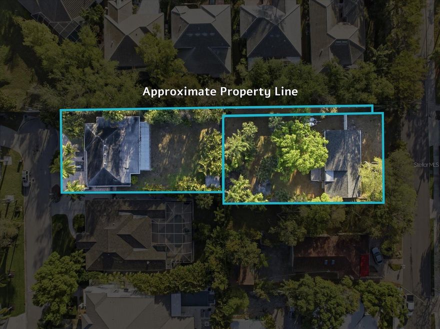 Discover this UNIQUELY RARE OPPORTUNITY in the Coveted West of the Trail Neighborhood, amongst other very beautiful multi-million-dollar homes (two back-to-back lots, 1894 Loma Linda with frontage of 78’ and 1891 Prospect with frontage of 88’ with depth of 296’ for a total of both properties). The property on Loma Linda side is located on a quiet cul de sac at the end of the street.  The two properties situated over half an acre have sewer and electric ready at the property and mature grand palms.   Explore the potential opportunities this unique property offers!  In combining these two lots you will have endless opportunities to customize the property to your vision. Whether you're seeking a family compound, multi-family development, or a dream home with additional income potential, this property delivers unmatched flexibility.  Generate immediate income with existing rentals—Loma Linda is currently rented at $5,500 annually, and the adjacent lot is listed at $2,600 for annual rental—or live in one home while you plan and build on the other. With no flood zone concerns and established electrical and sewer connections, the property is ready to bring your vision to life.  Location is exceptional with “A” rated Southside Elementary School, minutes to Southside Village shops and dining options, minutes to Sarasota Memorial Hospital, Downtown Sarasota and all the cultural amenities, Siesta Key beach and St. Armand’s Circle. Don’t miss this rare opportunity to create your perfect Sarasota retreat! Sold "as is."