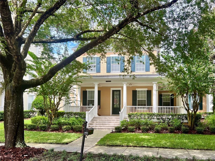 Welcome Home to 1444 Stickley — Where Your Celebration Dream Comes to Life From the moment you walk up to the charming front porch of 1444 Stickley Avenue, you’ll feel it — that unmistakable sense of home. Tucked away in the sought-after Artisan Park enclave of Celebration, this residence doesn’t just offer a place to live… it offers a lifestyle woven with community, comfort, and a touch of Disney magic. Inside, 3,078 square feet of thoughtfully designed space invites you to slow down and savor life’s sweetest moments. The FIRST-floor Primary Bedroom feels like your own peaceful retreat, while soaring ceilings and sun-kissed windows fill each day with natural light. A private home office provides focus when you need it, and a gathering-friendly floor plan makes hosting family and friends effortless. Step outside and breathe in the beauty of a rare oversized lot — freshly sodded, with room to play, dream, or simply unwind. The attached three-car garage (and extended driveway) means plenty of space for guests to visit and stay awhile — because in Celebration, friendships come easy. As a resident of Artisan Park, you’ll have exclusive access to an award-winning clubhouse that feels like a private resort: an expansive heated pool, fitness center, restaurant, bar, and community events designed to help you connect and belong. This is more than a home — it’s your storybook beginning. From morning walks beneath oak-lined streets to evenings spent watching the sunset over serene ponds, 1444 Stickley Avenue is a reminder that dreams really can come true… especially when you live in the town that Disney built.  Don’t let your fairytale slip away — special homes like this are rare.
