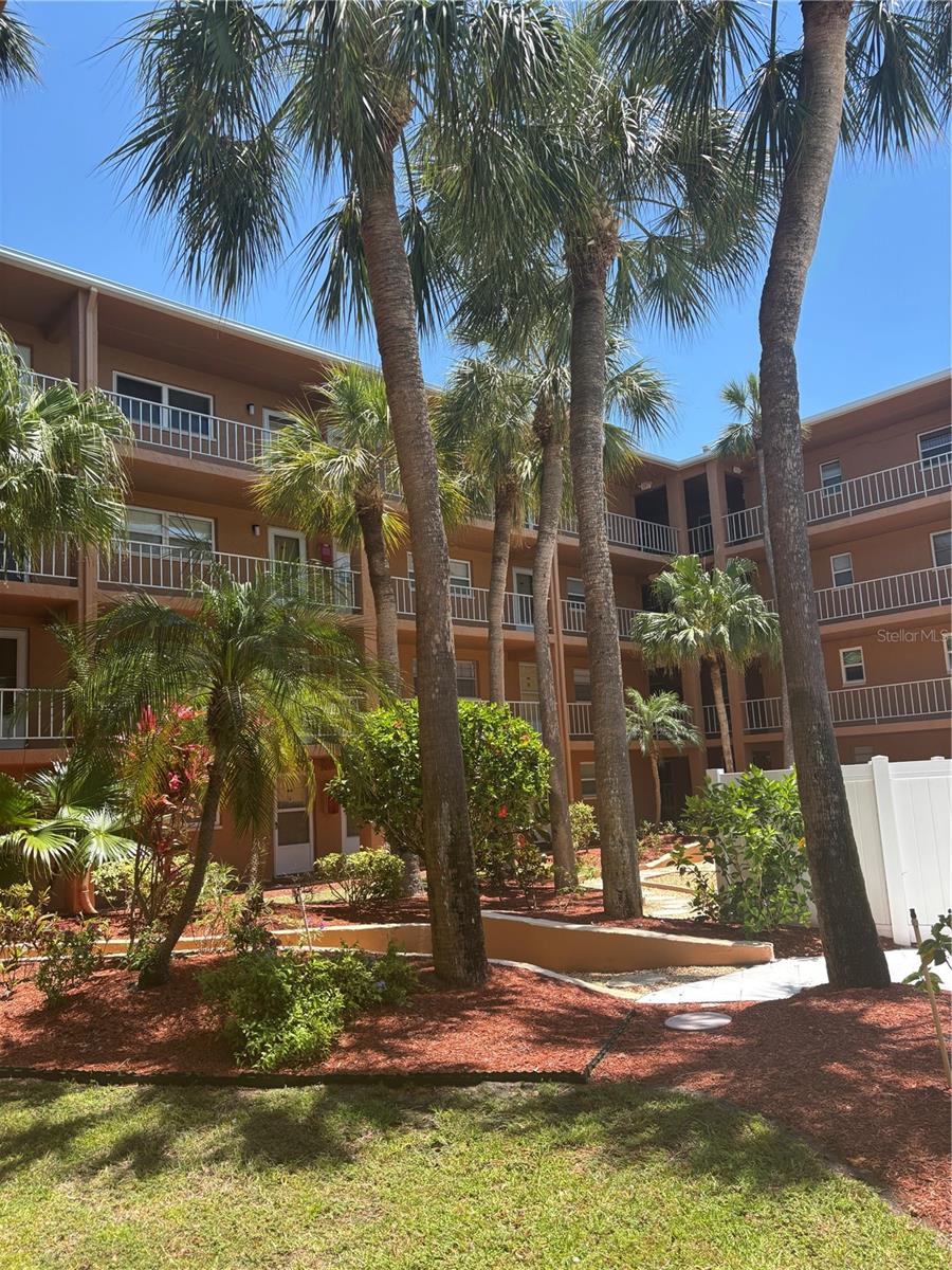 This one-bedroom and one-bathroom condo is located in the waterfront and gated community of New Atlantis Club. The condo is fully furnished and located on the 4th floor (top floor) with a courtyard and pool view.. Rent includes all furniture, housewares, basic cable TV, Internet, water, sewer, trash and an assigned parking space. Visitor parking is also available. No pets allowed. New Atlantis Club is on the Intracoastal Waterway with private gate access to John R Bonner Nature Park. The community has laundry facilities, 2 heated pools, spa, clubhouse with kitchen, fitness center, canoe/kayak/bicycles storage and much more. Located minutes from beaches, shopping, and restaurants. This condo and community will not disappoint.