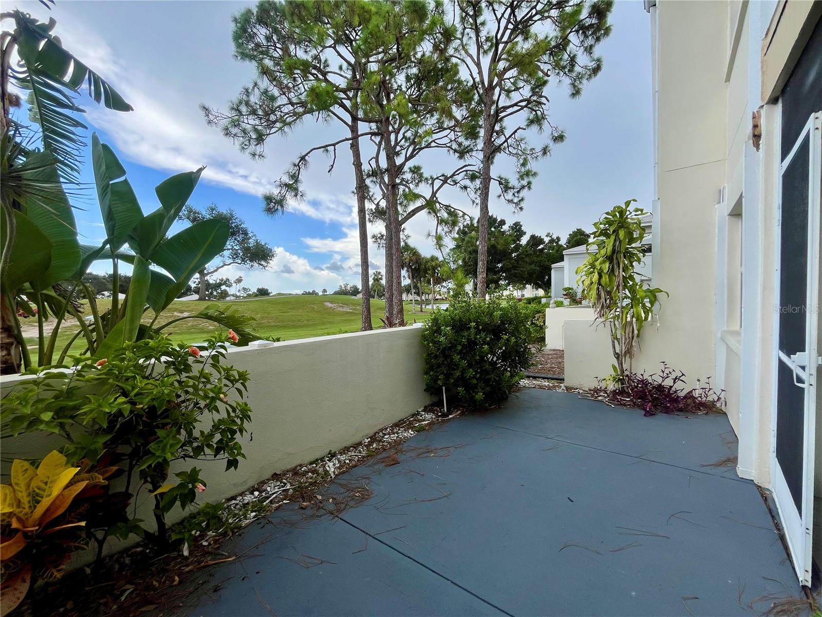 One or more photo(s) has been virtually staged. Welcome to this inviting first-floor condo in the heart of the Plantation Golf and Country Club community.
Enjoy an open-concept layout with a seamless flow from the living area to the screened lanai and patio, where tranquil golf course views set the perfect tone for your mornings or evenings.
Key Features:
- 2 bedrooms / 2 full bathrooms
- 1,032 sq ft of living space
- Open living/dining area
- Screened lanai and private patio with golf course views
- Guest bedroom with sliding doors to patio
- In-unit stackable washer & dryer
- Ample closet space
Community Amenities:
- Sparkling community pool nearby
- Scenic golf course surroundings
- Water, sewer, and basic cable included through HOA
Location Highlights:
- Close to CoolToday Park and Wellen Park – shopping, dining, entertainment
- Short drive to Florida’s top Gulf Coast beaches
Don’t miss your chance to enjoy peaceful living in this charming, maintenance-free condo—where every day feels like a vacation.