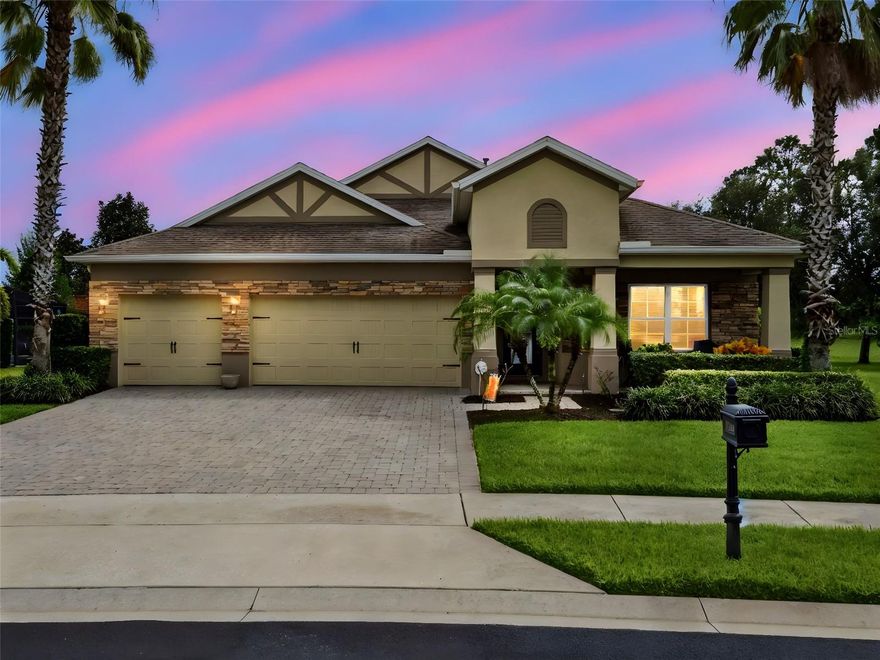 Do not let this one slip away! Offered for sale by the original owner for the very first time, this exceptional home features the highly sought-after Emerson floor plan by Taylor Morrison Homes, complete with a screened pool, upstairs bonus room, and a premium oversized lot with no rear neighbors. Nestled within the intimate and ideally located gated community of Reserve at Carriage Pointe, this residence delivers the perfect blend of privacy, elegance, and convenience.

Designed primarily for one-story living, the open-concept layout is enhanced by high ceilings and an abundance of natural light. Beyond the double entry doors, a dedicated office with French doors offers a quiet space for work or study. The expansive kitchen serves as the heart of the home, featuring a massive prep island, natural gas cooktop, pot filler, vented hood, double convection ovens, and a spacious pantry. It opens effortlessly to the great room, where large windows and sliding doors frame views of the lanai and solar-heated pool.

The formal dining room provides a welcoming setting for gatherings and celebrations, while the split-bedroom design ensures privacy and comfort for everyone. The owner’s suite impresses with two walk-in closets, a luxurious garden bath, a walk-in shower, and dual vanities. A thoughtfully placed pool bath adds convenience for both residents and guests. Three additional oversized bedrooms complete the main floor, each offering generous space and natural light.

Upstairs, a massive bonus room with its own full bathroom opens endless possibilities—ideal as a media room, guest suite, teen retreat, or even a second primary suite. Additional highlights include a three-car garage, extensive crown molding, built-in speakers throughout most rooms, and a washer and dryer that convey with the home. The oversized backyard offers plenty of room for play, gardening, or simply enjoying Florida’s sunshine in peace and privacy.

The location is as impressive as the home itself. Just minutes from the best of Winter Garden’s shopping, dining, and entertainment, and less than fifteen minutes from Walt Disney World, the convenience is unmatched. Families will appreciate the proximity to Foundations Academy and the highly rated K–12 school district, both just moments away.

Opportunities like this are rare—an original-owner home with every upgrade imaginable, set on a premium lot within one of the area’s most desirable gated communities. Priced to sell and move-in ready, this is the one you’ve been waiting for. Don’t wait—schedule your private showing today before it’s gone.