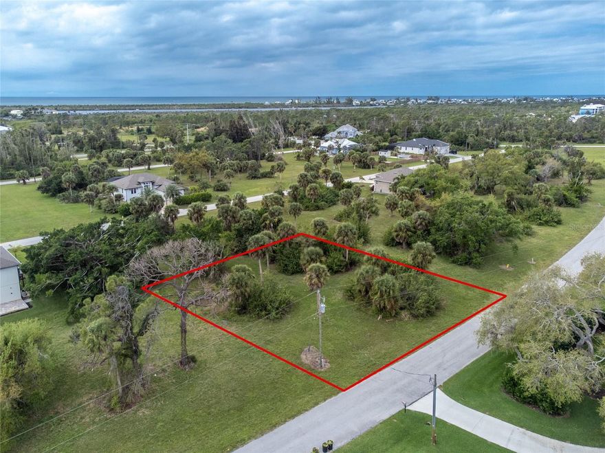 Discover Cape Haze East, a well-established community with deed restrictions in the heart of Cape Haze Peninsula. This attractive 100x130 residential lot offers public water, sewer, and utilities and is conveniently located near Boca Grande and Englewood beaches, golf courses, and various shops and restaurants. You can also join an optional HOA for access to a private dock and beach access at Don Pedro State Park, where you can enjoy swimming, kayaking, boating, fishing, hiking, and breathtaking views. Build your dream home on this slice of paradise!