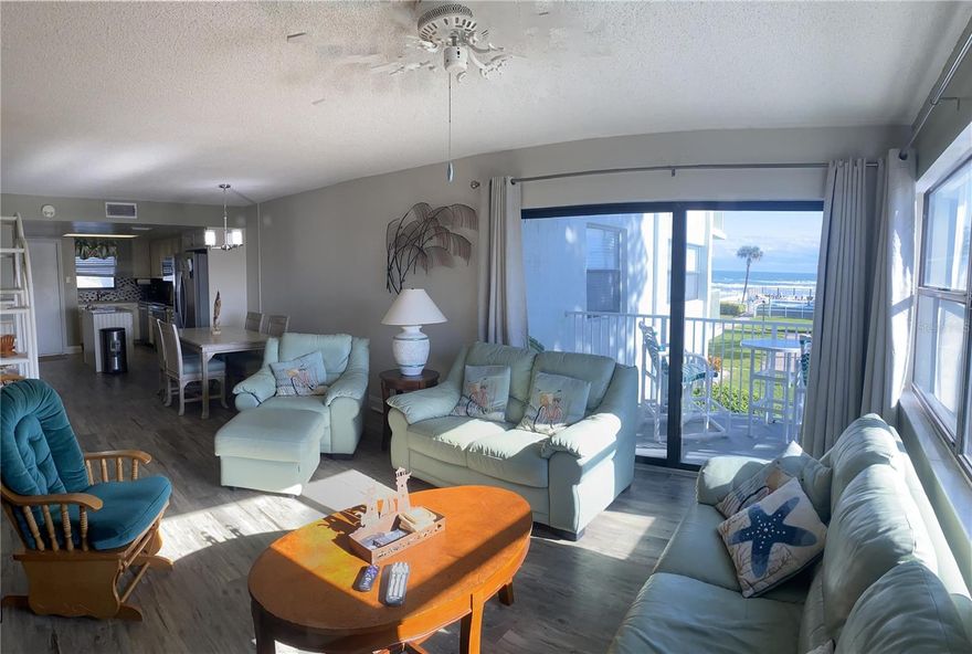 Direct ocean front - 2 bedroom, 2 full baths. This is a vacation rental completely furnished. Call Ocean Reef Villa to verify pricing and availability. 386-426-5684. Weekly rate: 1350.00 Monthly rate: 4050.00