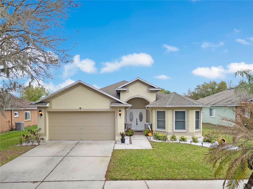 One or more photo(s) has been virtually staged. Welcome to this beautifully maintained and thoughtfully upgraded 3-bedroom, 2-bath home in the established community of Buckhorn Preserve in Valrico—where energy efficiency and comfort take center stage. With 1,930 heated square feet, this home is loaded with cost-saving features including paid-off solar panels, new double-pane, "Renewal by Andersen" windows with a lifetime warranty (2024), and a newer HVAC system (2018), all working together to keep utility bills low year-round. A new, asphalt shingle roof will be installed prior to closing, including the careful removal and reinstallation of the solar panels for continued efficiency. Inside, you’ll find fresh interior paint (2026), granite kitchen counters, a new refrigerator (2026), and a modern induction range. The kitchen offers a cozy eat-in space, while the ceramic tile floors have been newly re-grouted and sealed (2026) for a clean, polished look. The Florida Room addition (2021), complete with its own mini-split HVAC, provides flexible, energy-efficient living space year-round.  Additional upgrades include a 2022 water heater, hurricane-proof front doors, and a 6-zone irrigation system with timer. The fully privacy-fenced backyard is designed for both relaxation and sustainability, featuring planter boxes with drip irrigation, a pergola bench with solar lighting, and a two sheds for extra storage.  At the front of the home, two rain barrels collect rainwater directly from the roof—an eco-friendly touch that helps conserve water and support your landscaping. Located on a .16-acre lot with a 2-car garage, this home is just a short walk to Buckhorn Park and Mulrennan Middle School, and minutes from shopping, dining, and everyday conveniences. With a low HOA and no CDD, this energy-efficient gem offers the perfect blend of smart living and Florida lifestyle.