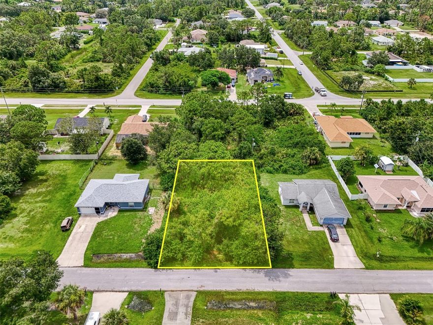 If looking to build your custom home here is an opportunity to build on a residential street with established and new construction homes. This neighborhood does not have an HOA and not located in a Community Development District which allows for more flexibility for homeowners.Take drive through the area to see your possibilities, and start now on your plans for homeownership! Lot has not been cleared .