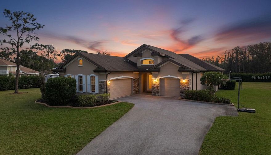Welcome to your private oasis! Ideally located in the heart of Wesley Chapel and just minutes from I-75, this stunning 4-bedroom, 3-bathroom, 3-car garage home sits on 1.21 secluded acres with NO HOA and NO CDD offering the perfect blend of luxury, convenience, and privacy. Built in 2015, this meticulously maintained property is packed with upgrades and high-end features designed for comfort and peace of mind.

Inside, you'll find engineered hardwood floors throughout the living room, dining room, kitchen, office, and owner's suite, paired with brand-new carpet (9/2025) in the secondary bedrooms. Thoughtful details such as tray ceilings, soft-close cabinetry, and a double-pane hurricane-rated glass entry door insert (9/2025) add elegance and durability. The home also includes a whole-home water filtration system, water softener, and stainless-steel appliances, including a new dishwasher (9/2025).

Step outside to your resort-style retreat featuring a saltwater PebbleTec pool built by Gulfstream Pools, complete with deck jets, bubbler, and a sun shelf. The screened lanai, concrete landscape curbing, and full irrigation system create a beautifully maintained outdoor space perfect for relaxation and entertainment.

This property also offers exceptional functionality with a 36x10 RV pad, permanent Trimlight holiday lighting, an 8x12 hurricane-rated shed, aluminum hurricane shutters, and Overhead garage storage in the extended 3-car garage.

Beyond the property itself, you'll love the unbeatable location just minutes to major shopping destinations including the brand-new Target, fitness centers, hospitals, top-rated restaurants, and entertainment. Enjoy all the amenities Wesley Chapel has to offer while coming home to unmatched privacy and tranquility.

This rare find combines luxury, location, and lifestyle truly a place to call home. Don't miss your chance to own this exceptional property!